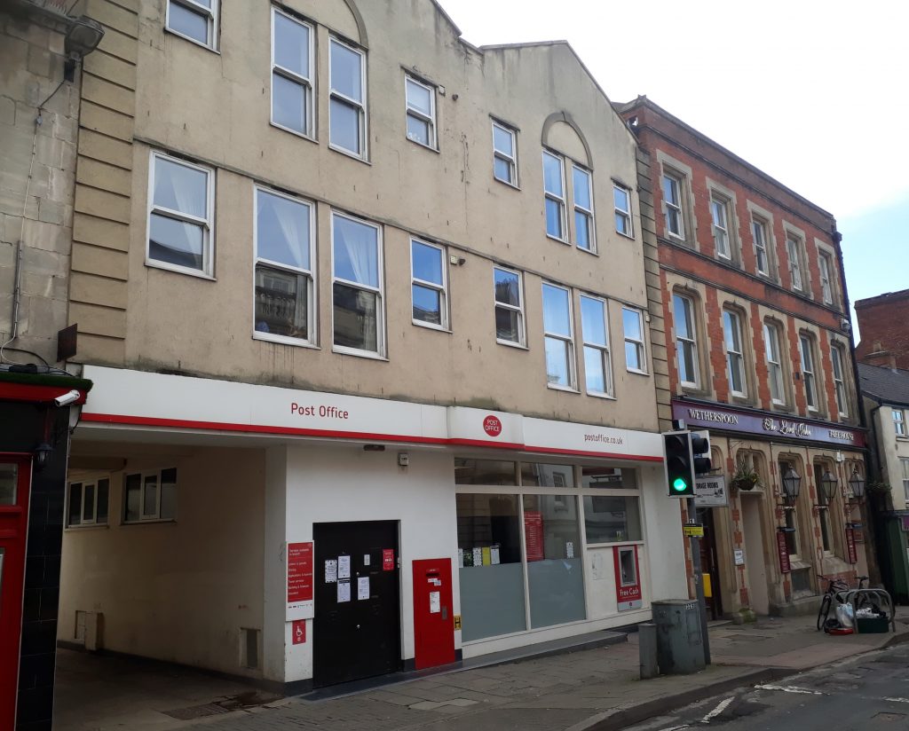 Changing façade James & Owen to the Stroud Post Office Stroud Times