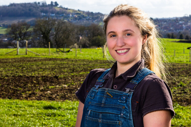 Nell Benney of Nell's Patch based at Oakbrook Community Farm, Stroud. Picture: Carl Hewlett/Hewlett Photography & Design