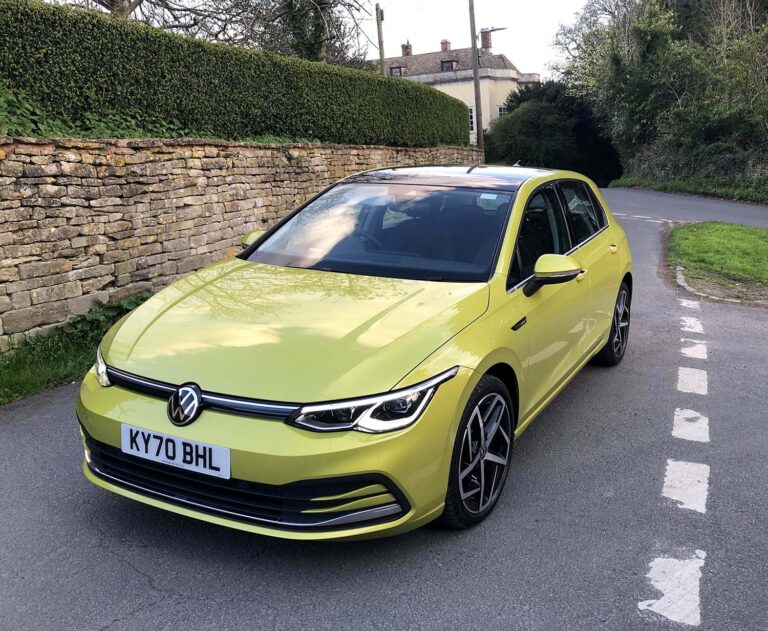 A Golf in chic clothing