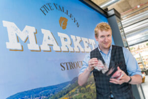 Multi-award winning magician Alex Robertson entertained visitors to Five Valleys market during the celebrations. Picture by Carl Hewlett / Hewlett Photography & Design