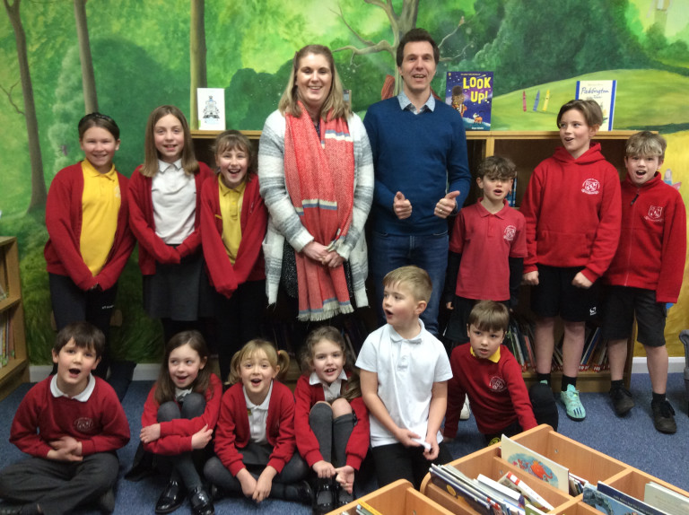 Turning over a new leaf – author opens school library