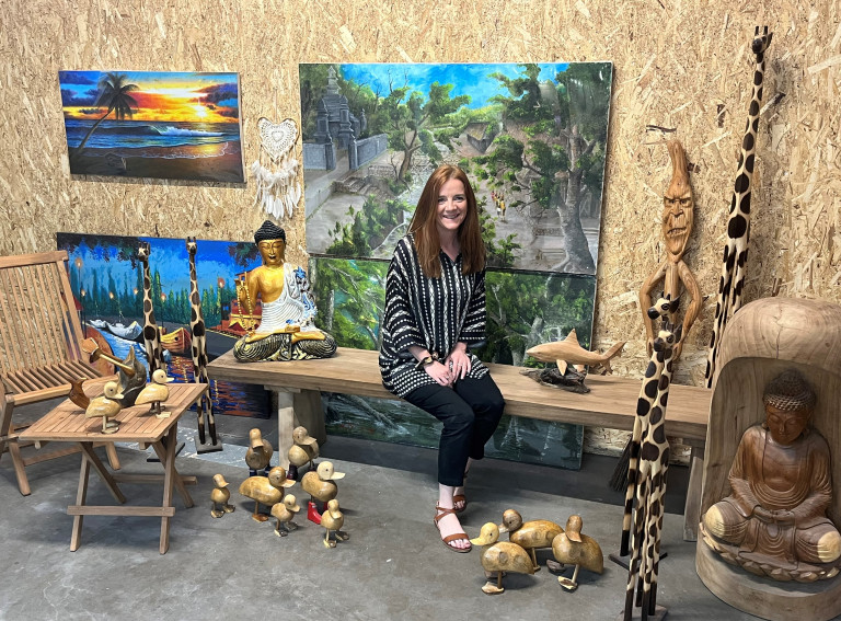 Pop-up handmade furniture shop  for one weekend only at Five Valleys shopping centre